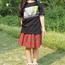 【受注生産】オーガニックコットンTシャツ（キアゲハ）キッズ110〜150cm 1枚目の画像