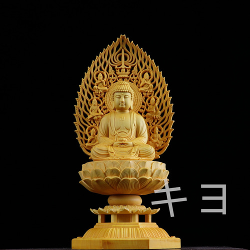 仏教美術品 極上品 八宝仏 貴重古美術 仏陀彫刻 風水 精密細工