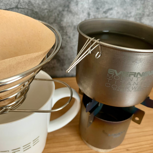 純チタン製】Driclip／ドリクリップ 軽量コーヒードリップ 1st-T