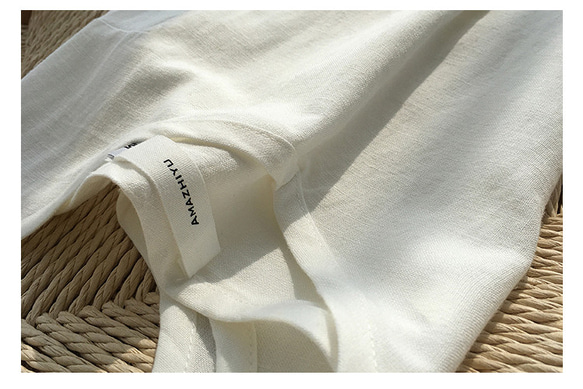 オプションのXLサイズ Vネック女性用リネンコットンキャミソール スリングの調節可能な長さ 8枚目の画像