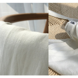 オプションのXLサイズ Vネック女性用リネンコットンキャミソール スリングの調節可能な長さ 4枚目の画像