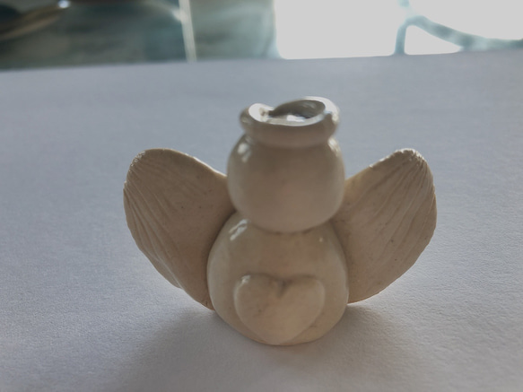 陶器製　天使のアロマストーン 2枚目の画像