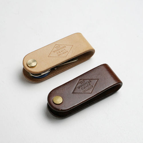 鍵がジャラジャラしないシンプル、ミニマルなキーケース、Key