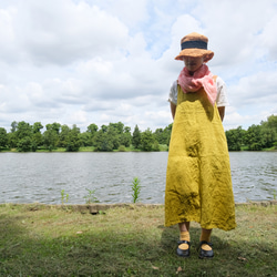 linen houndstooth check stall 　 blue or pink 第11張的照片