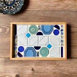 再販8】タイルトレー タイルトレイ （コラベルタイル・マルチMIX色