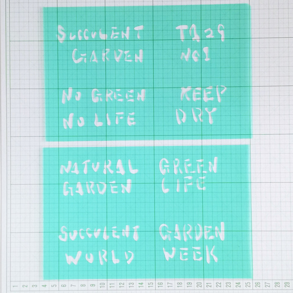 NO１０　　　ステンシルシート 1枚目の画像