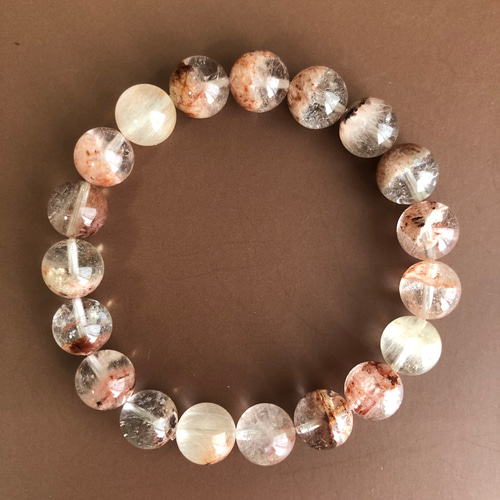 希少】レッドガーデンクォーツブレスレット ブレスレット 円と縁 by