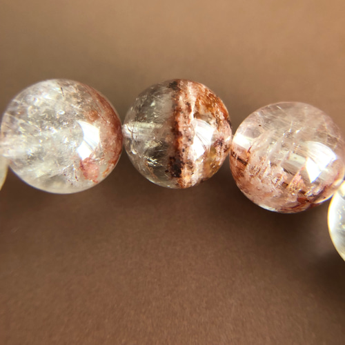 希少】レッドガーデンクォーツブレスレット ブレスレット 円と縁 by