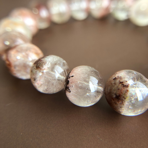 希少】レッドガーデンクォーツブレスレット ブレスレット 円と縁 by