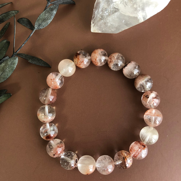 希少】レッドガーデンクォーツブレスレット ブレスレット 円と縁 by