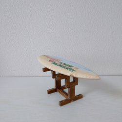 インテリア木製サーフボード　（カリフォルニア） 10枚目の画像