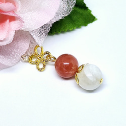 天然石＊シトリン＊ストラップ/チャーム/キーホルダー/イヤホン