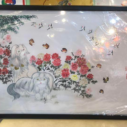 肉筆 水墨山水画【風水山水図】新築 新宅 引越 吉祥絵画 縁起物 贈り物最適最高 3枚目の画像