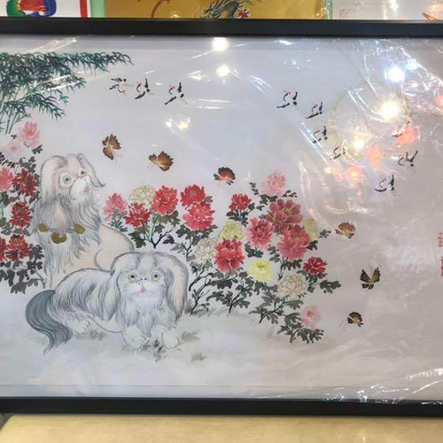 珍品 肉筆 山水人物 山水人物彫竹筆立 文化遺産オンライン