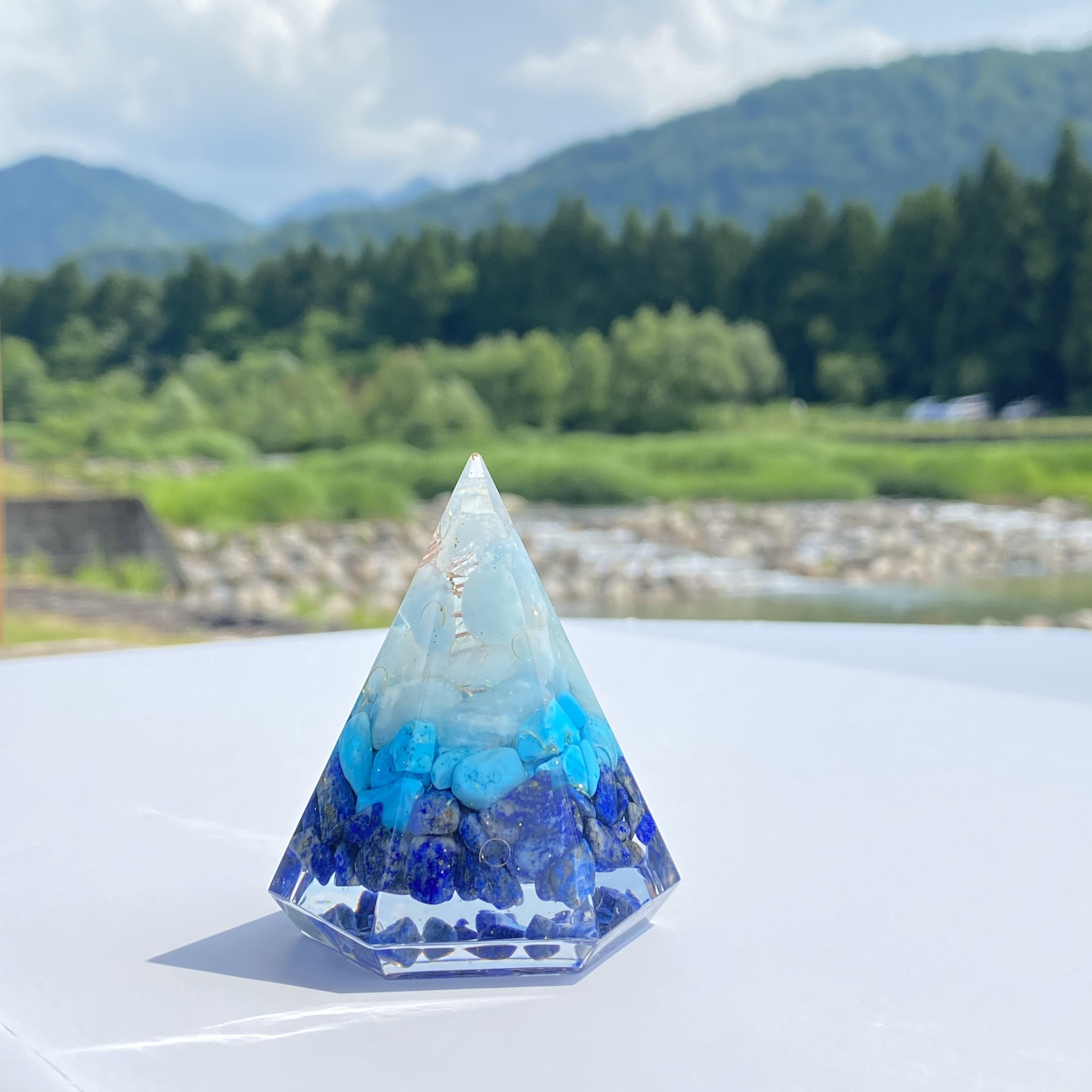 みかつき様☆ オルゴナイト六角錐 3A高品質ラピスラズリ オーダー☆専用ページ