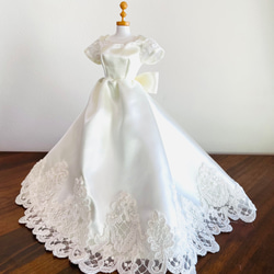 ウェディングトルソー　ウェディングドレス　ミニチュアドレス　結婚式　結婚祝い　ウェルカムドール 1枚目の画像