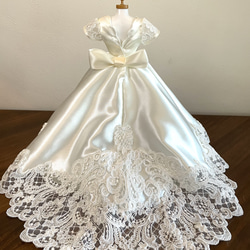 ウェディングトルソー　ウェディングドレス　ミニチュアドレス　結婚式　結婚祝い　ウェルカムドール 5枚目の画像