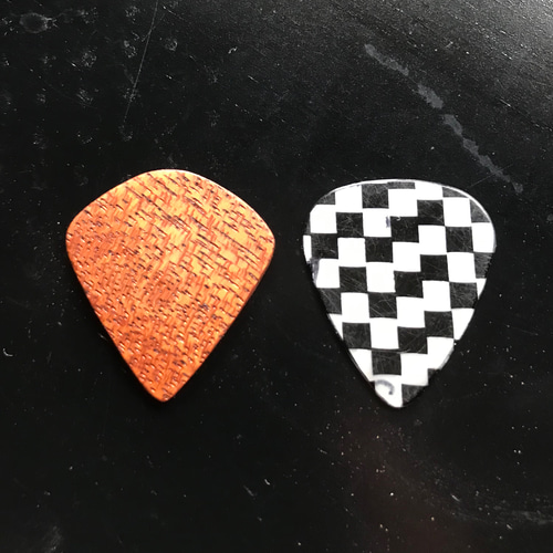 希少木材ホンジュラスマホガニーギターピック② 木材・板 k.s.custom