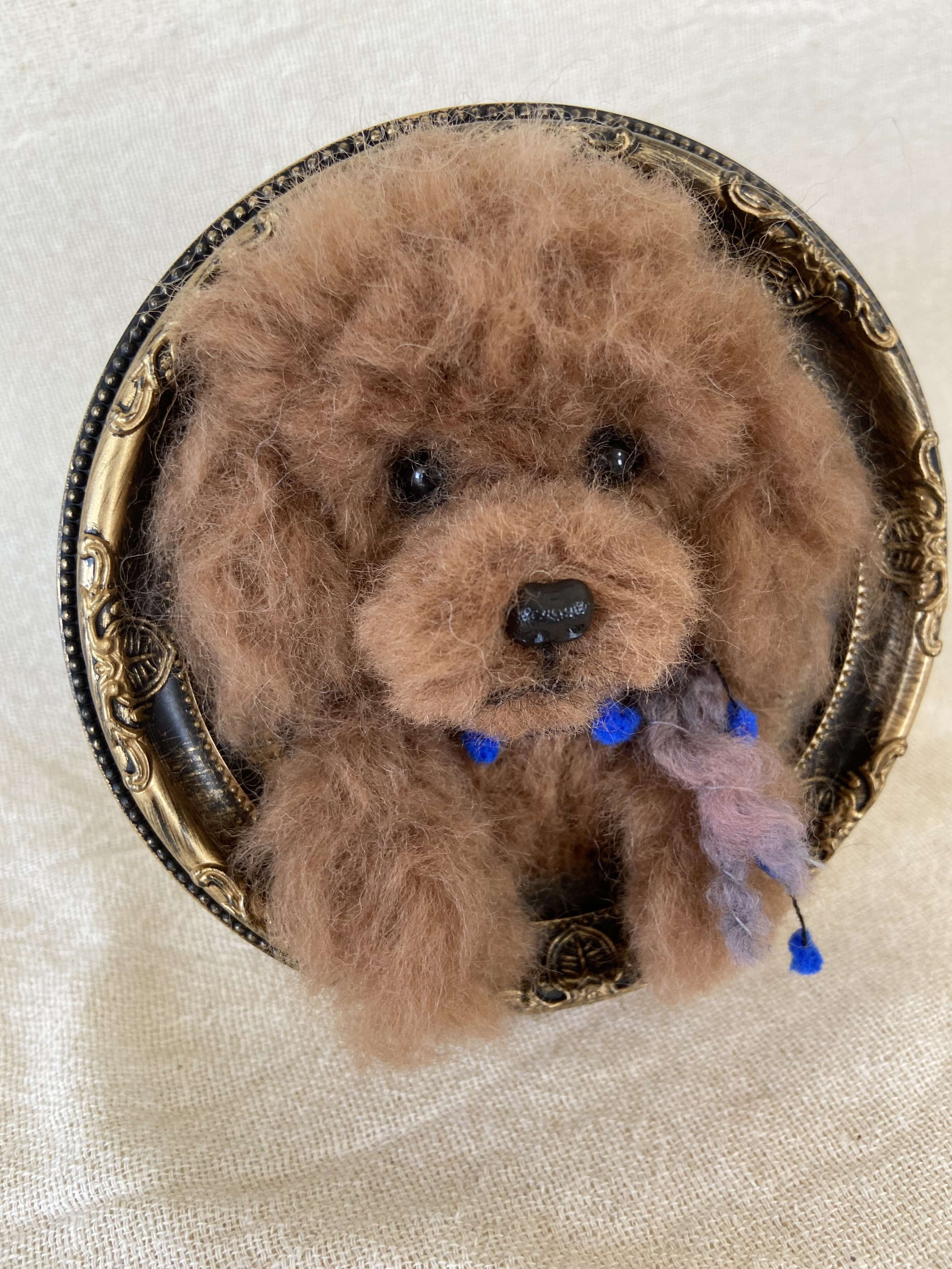 羊毛フェルトトイプードル　tomovus 羊毛フェルトトイプードル tomovus様専用