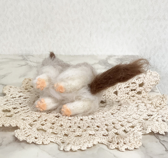 小さなラグドールの子猫＊羊毛フェルト 4枚目の画像