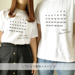 100日祝いのTシャツセット ロンパース＆ファミリーT 鯛 名入れ 半袖 お食い初め 親子Tシャツ 誕生日 敬老の日 5枚目の画像