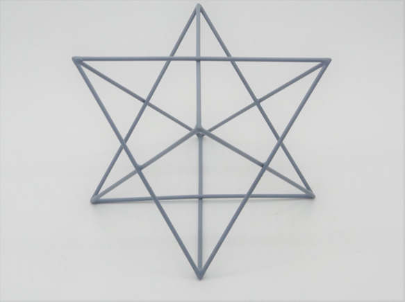 マカバ  120-12 世田谷ブルー 波動調整装置 地場調整 瞑想 Merkaba 風水 神聖幾何学 2枚目の画像