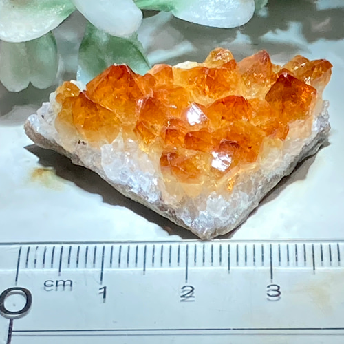 恋愛・ビジネス運】シトリンクォーツ原石クラスターラフストーン