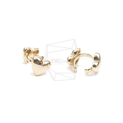 ERG-2132-G [2pieces] Heart Earcuffs 耳環 第2張的照片