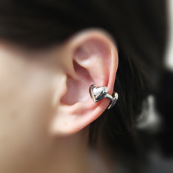 ERG-2132-R [2 件] Heart Earcuffs 耳環 第6張的照片