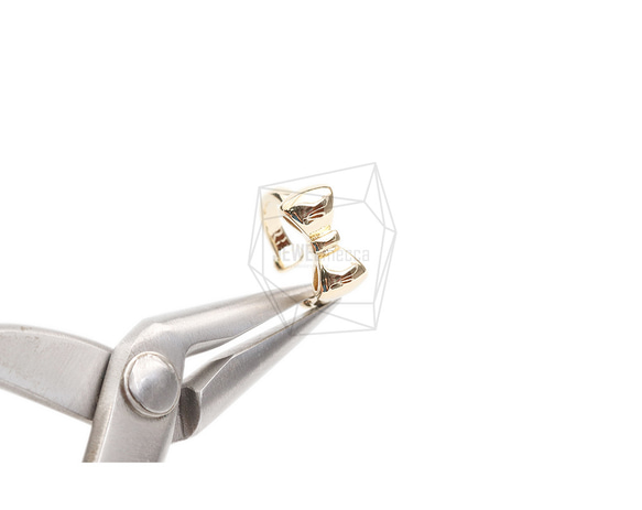 ERG-2133-G【2個入り】リボンイヤーカフ/Ribbon Earcuffs Earrings 4枚目の画像