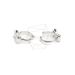 ERG-2133-R【2個入り】リボンイヤーカフ/Ribbon Earcuffs Earrings 3枚目の画像