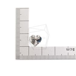 ERG-2135-R【2個入り】ハートピアス/Heart  Ear Post/ 13mm x 13mm 5枚目の画像