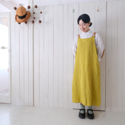 two tone rough one piece mustard yellow 第2張的照片