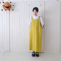 two tone rough one piece mustard yellow 第3張的照片