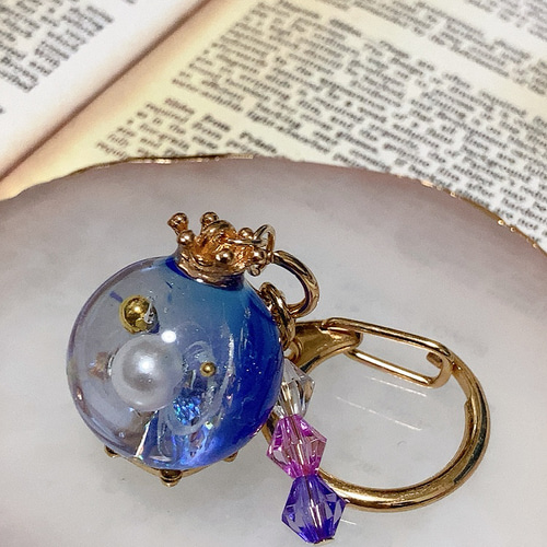 宇宙玉レジンキーホルダー その他アクセサリー yuzu0 通販