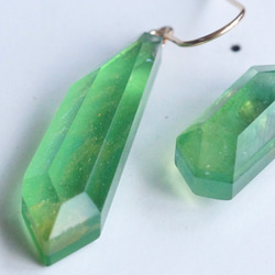 △▶▽ウミノガラス　 SEA GLASS ピアス k 3枚目の画像