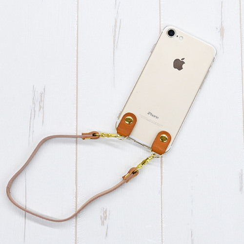 栃木レザー - お姫様❤iPhone等　ショルダースマホケース/老舗高級プレミアムナチュラル iPhone限定 Popupasia スタンド付スマホケース 栃木レザー S