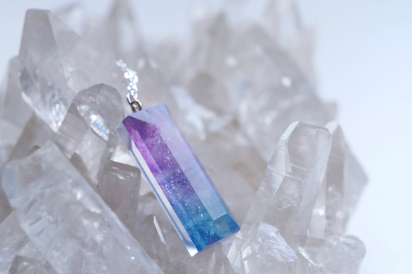 △▶▽ウミノガラス SEAGLASS PENDANT -H- 2枚目の画像