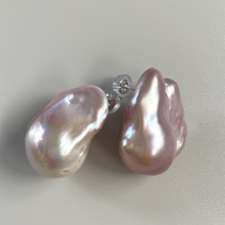 世界に一つ　baroque natural pink Pearl 　K14WG 5枚目の画像