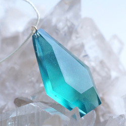 △▶▽ウミノガラス SEAGLASS PENDANT -O- 10枚目の画像