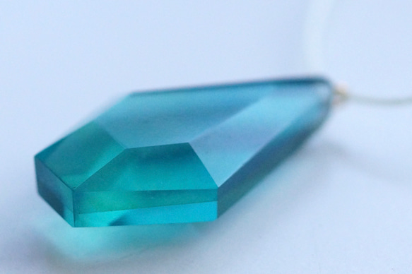 △▶▽ウミノガラス SEAGLASS PENDANT -O- 4枚目の画像