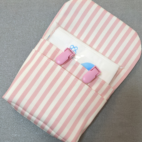 移動ポケット☆オーダー受付中☆フリル☆フタなし☆ハンドメイド ⭐オーダー受付中⭐ 移動ポケット クリップ別 ハンドメイド 女の子