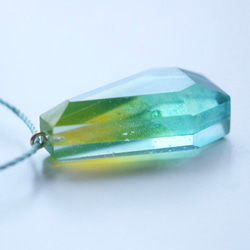 △▶▽ウミノガラス SEAGLASS PENDANT -R- 4枚目の画像