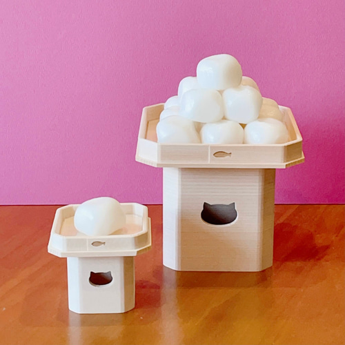 ねこねこSANPOO大サイズ|三方 |三宝| その他インテリア雑貨