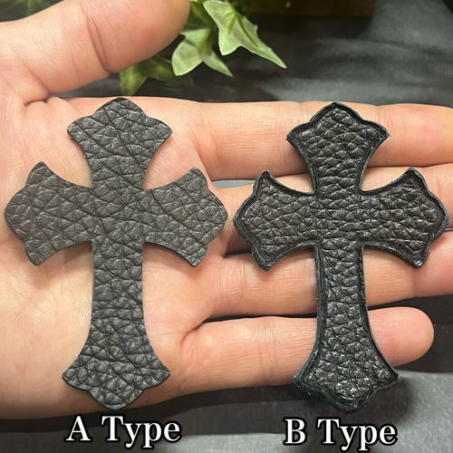 B typeページ/3枚でこの価格/本革／レザーパッチ/ワッペン/クロス