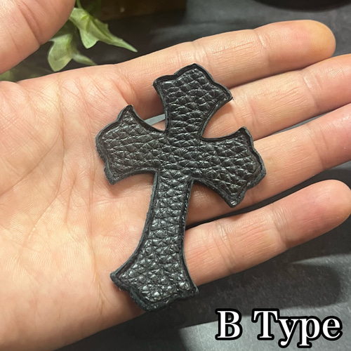 B typeページ/3枚でこの価格/本革／レザーパッチ/ワッペン/クロス