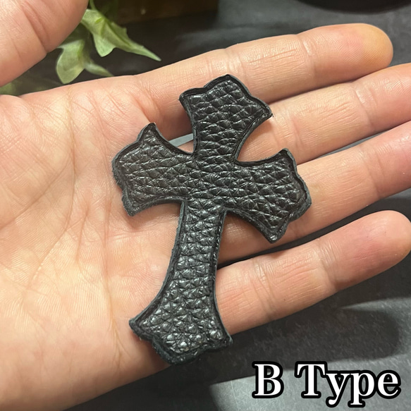 B typeページ/3枚でこの価格/本革／レザーパッチ/ワッペン/クロス