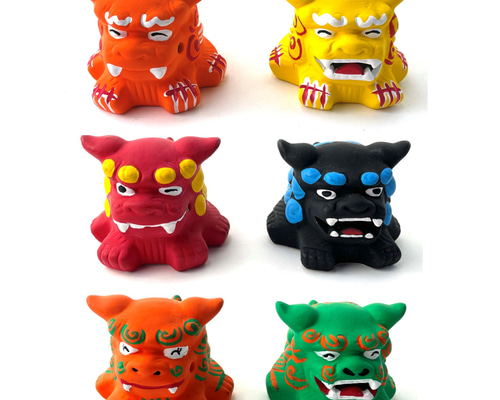 シーサー ハンドメイド 手作りキット】絵付けシーサー キット LiKKA-OKINAWA 通販 14281829