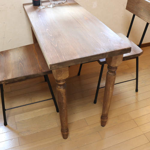 ろくろ足ひのき90cm奥行約42㎝ #ネイルテーブル #ネイルデスク