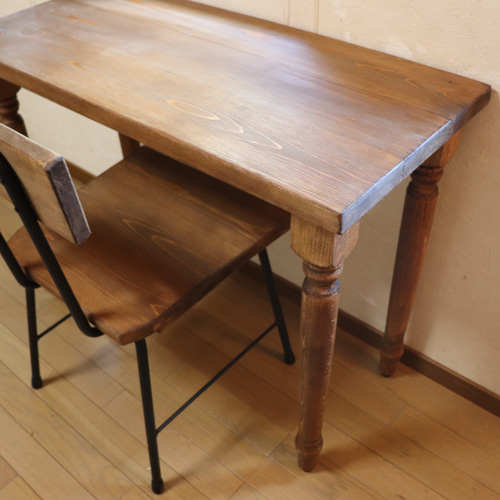 ろくろ足ひのき90cm奥行約42㎝ #ネイルテーブル #ネイルデスク